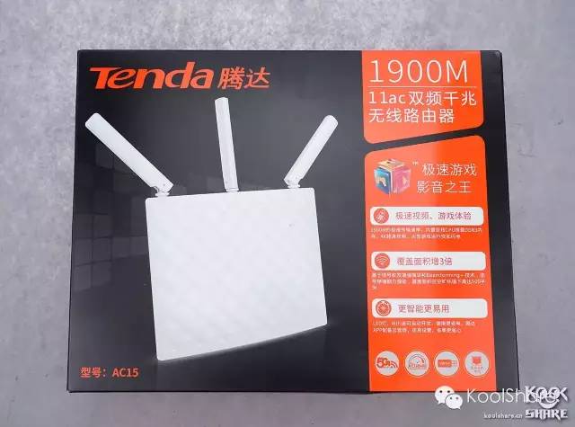 Tenda腾达AC15AC1900规格无线路由器开箱评测，附赠全套拆机图