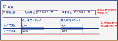 TP-Link TL-H39RT 无线路由器IP带宽控制功能分配带宽