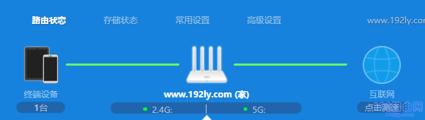 表示设置成功,可以正常上网