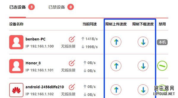 水星(MERCURY)路由器限制别人网速上网方法