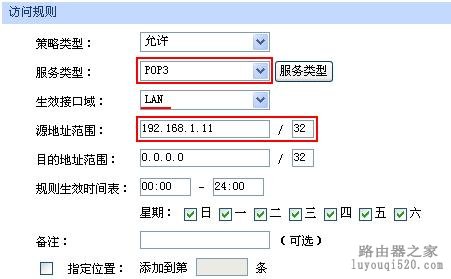 路由器安全之访问控制