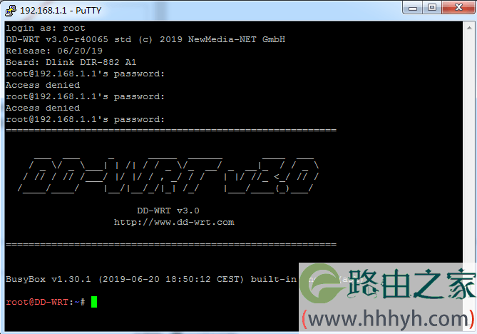 友讯(D-Link) DIR-882 刷老毛子固件 (支持160MHZ)教程