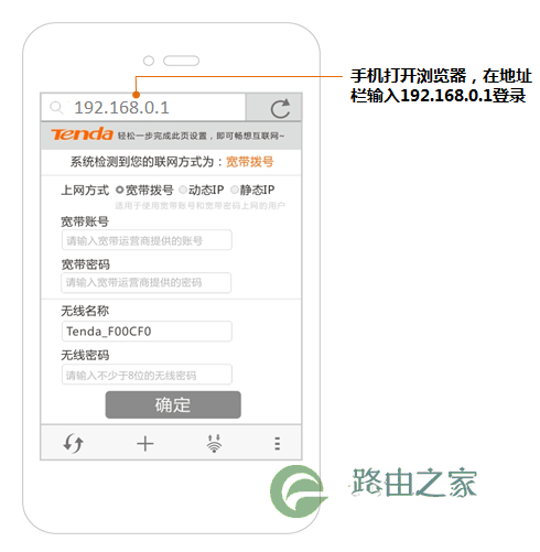 192.168.0.1 tendawifi.com 如何登录？