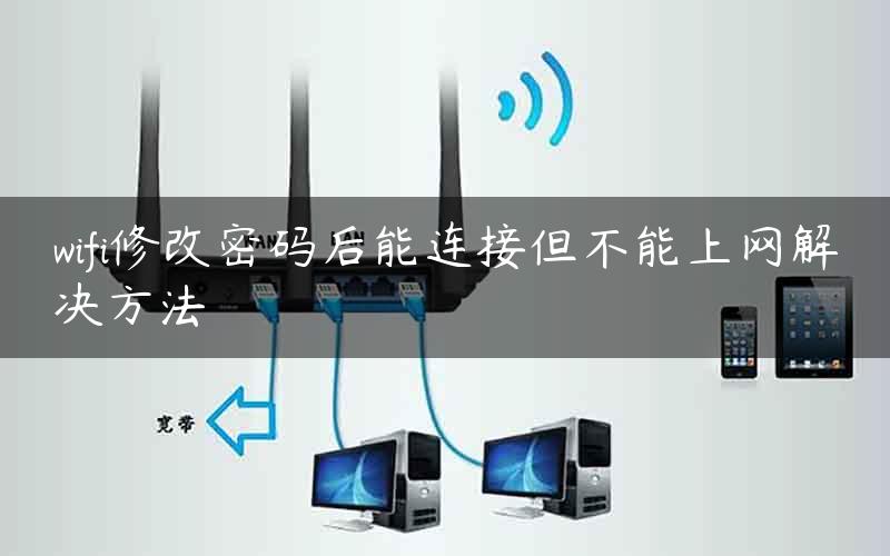 wifi修改密码后能连接但不能上网解决方法