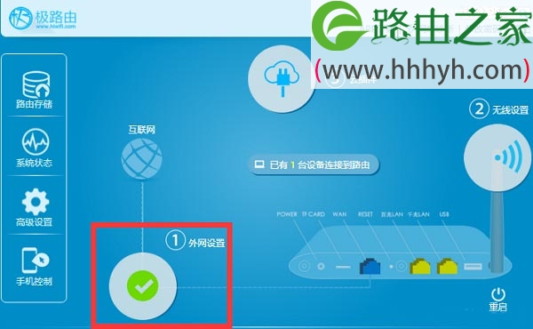 极路由hiwifi设置好了上不了网的解决方法