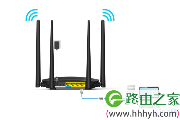 确保电脑已经用网线，连接到路由器的LAN接口