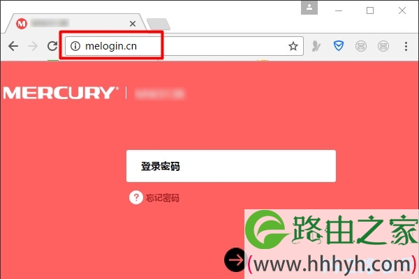 mercury路由器怎么进入管理页面？