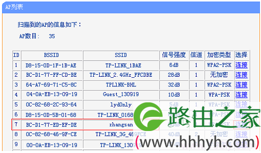 TL-WR706N连接到无线信号