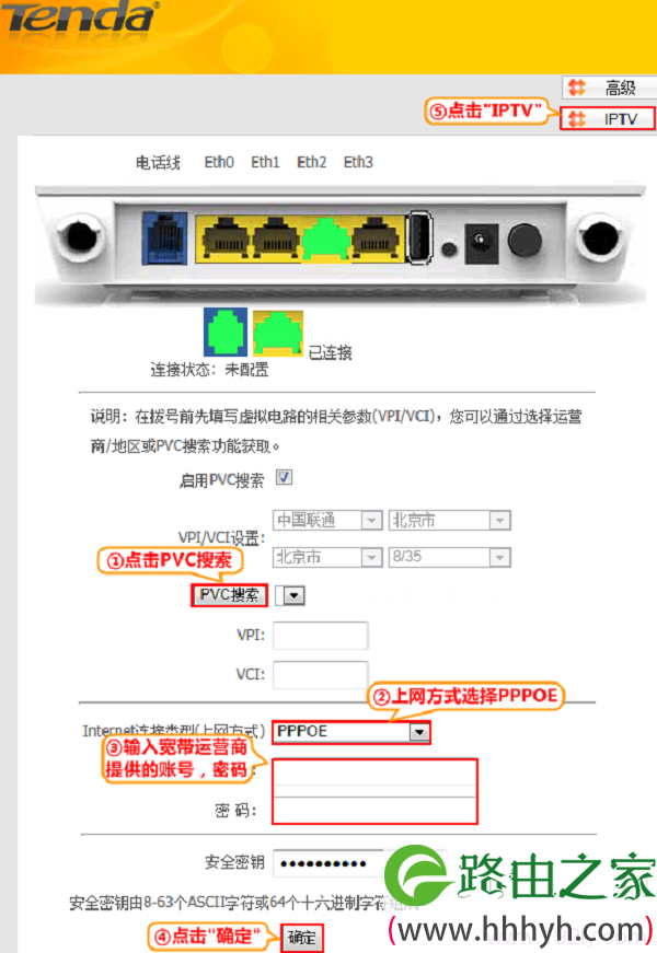 进入IPTV设置选项