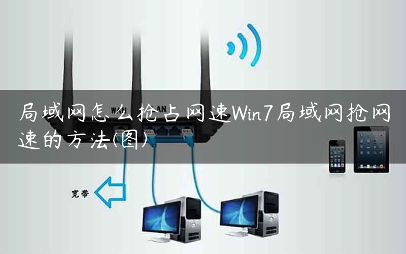 局域网怎么抢占网速Win7局域网抢网速的方法(图)