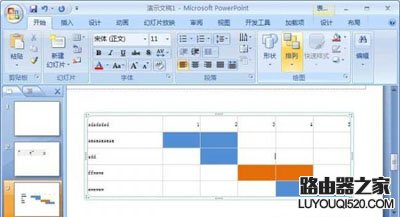如何在PPT中制作表格