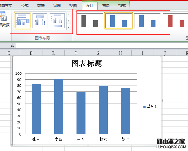 excel插入图表图文教程