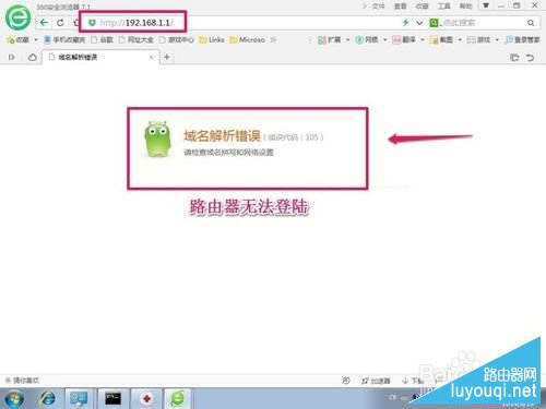 192.168.1.1路由器进不去怎么办