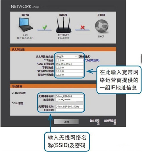 D-Link DIR-822 无线路由器上网设置