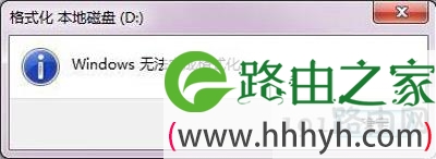 Win7系统电脑无法格式化硬盘怎么办