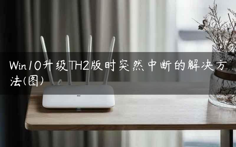 Win10升级TH2版时突然中断的解决方法(图)