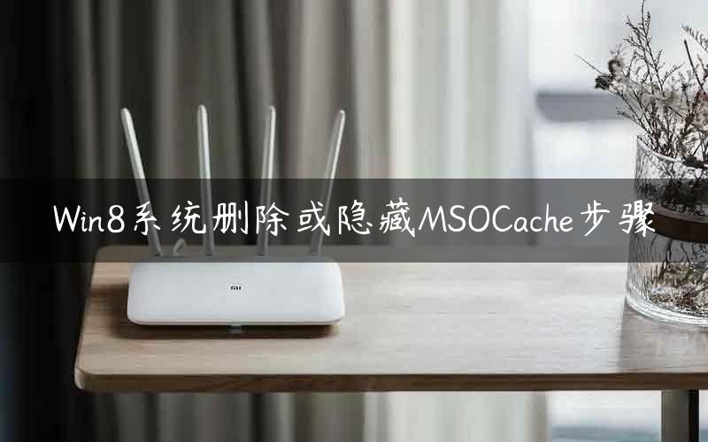 Win8系统删除或隐藏MSOCache步骤