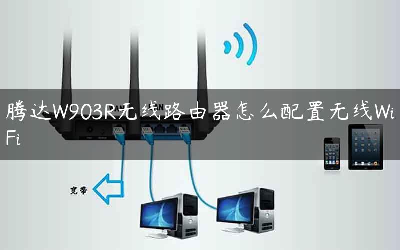 腾达W903R无线路由器怎么配置无线WiFi