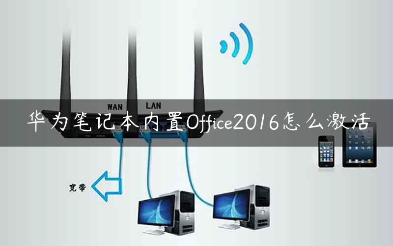 华为笔记本内置Office2016怎么激活