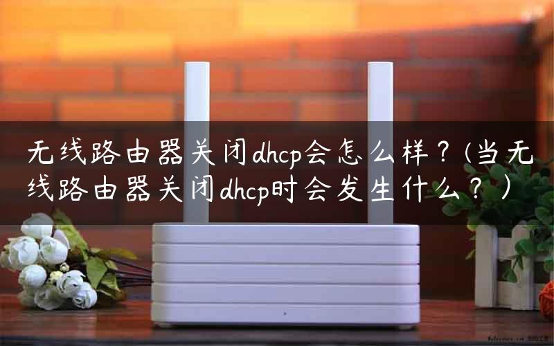 无线路由器关闭dhcp会怎么样？(当无线路由器关闭dhcp时会发生什么？）