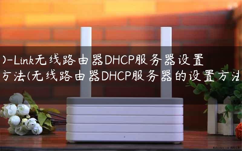 D-Link无线路由器DHCP服务器设置方法(无线路由器DHCP服务器的设置方法)