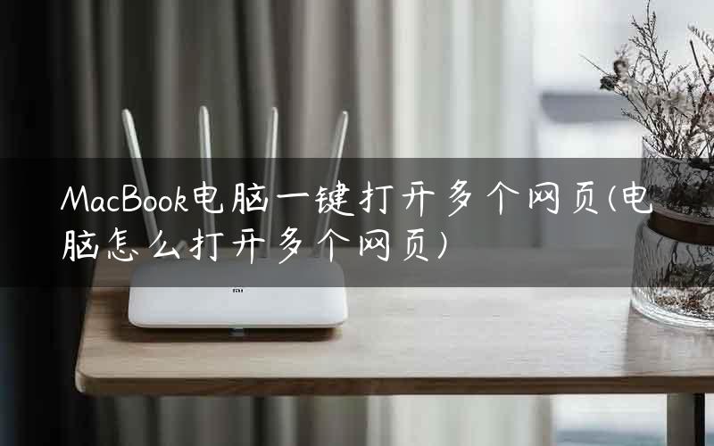 MacBook电脑一键打开多个网页(电脑怎么打开多个网页)