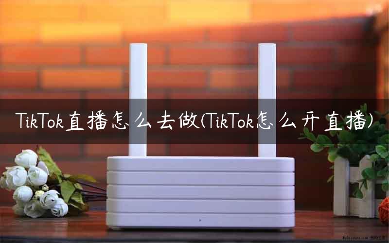 TikTok直播怎么去做(TikTok怎么开直播)