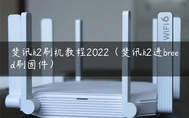 斐讯k2刷机教程2022（斐讯k2进breed刷固件）