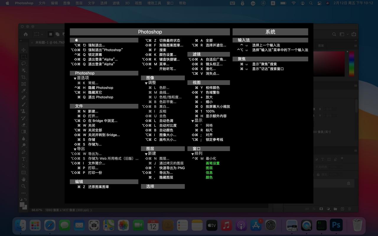 Macbook苹果电脑显示快捷键大全(mac 显示快捷键)